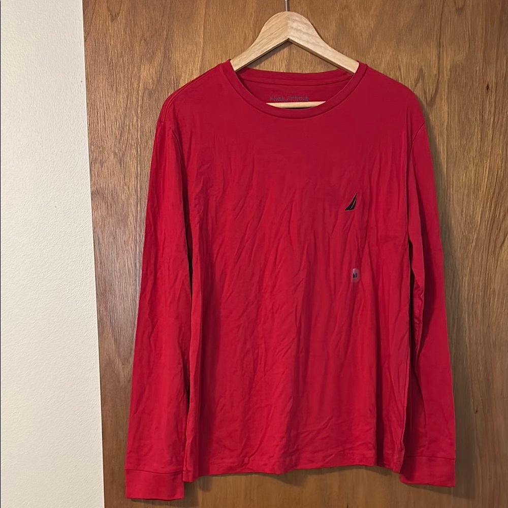 Nautica | Men’s Red Long Sleeve Tee